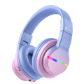 iClever BTH12 Çocuk Bluetooth Kulaklık – Gradyan Pembe