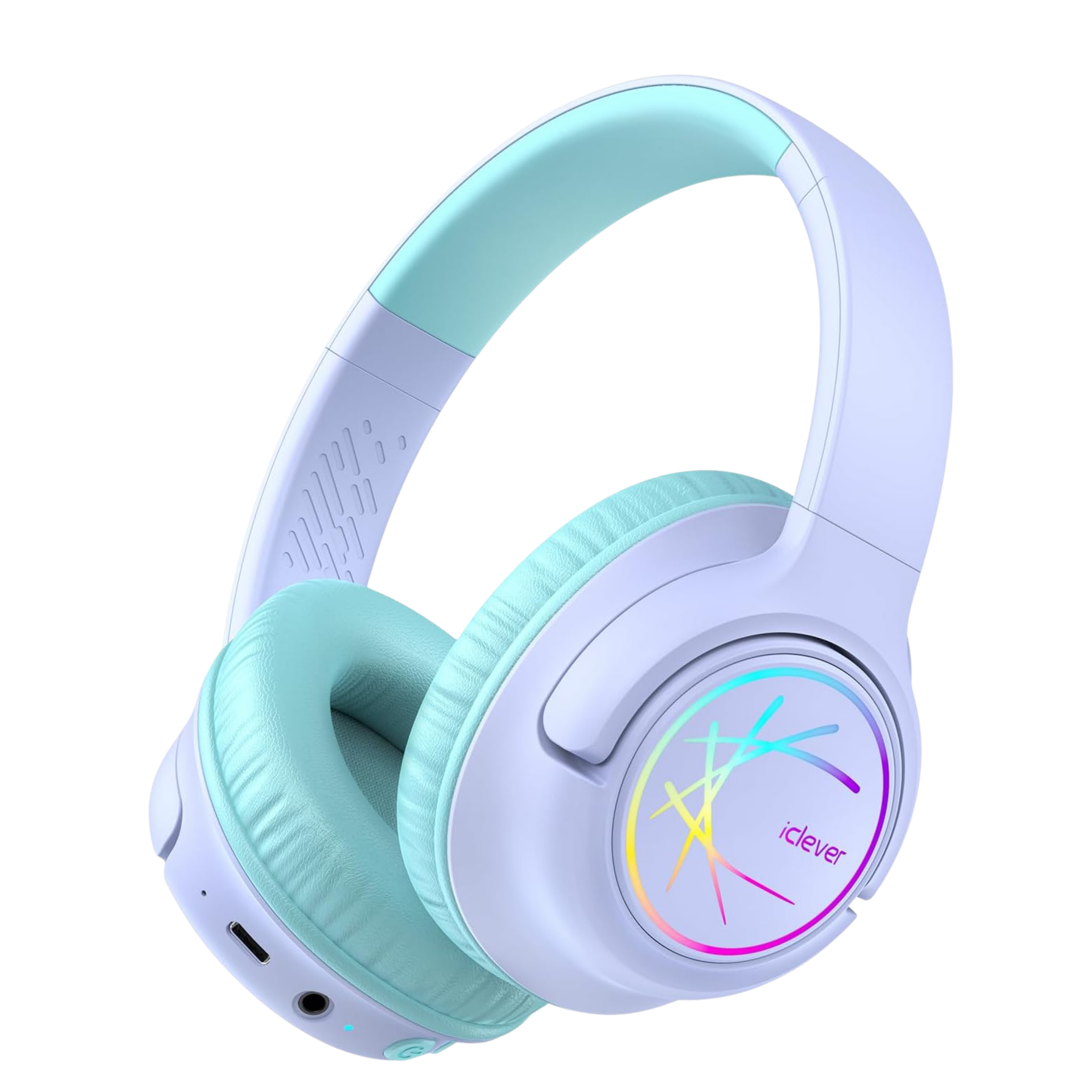 iClever BTH18 Çocuk Bluetooth Kulaklık – Mor