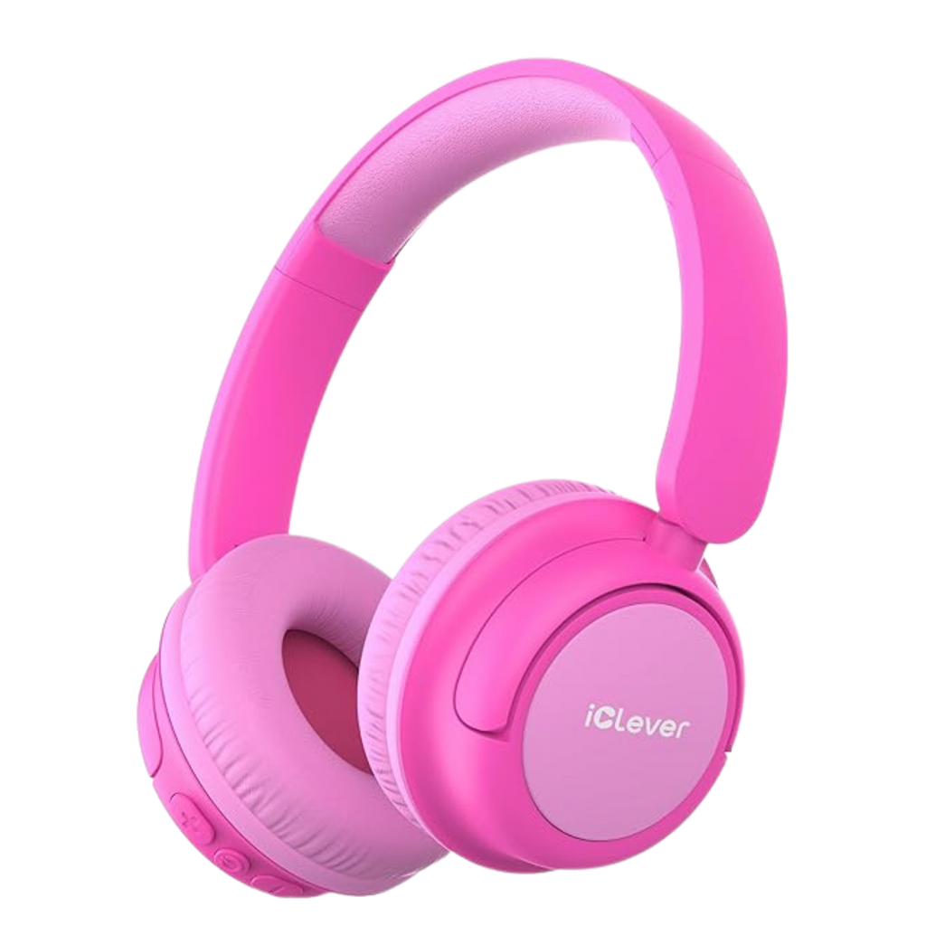 iClever BTH22 Çocuk Bluetooth Kulaklık – Pembe